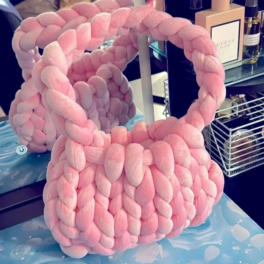 Handmade Unique Pink Super Soft Purse